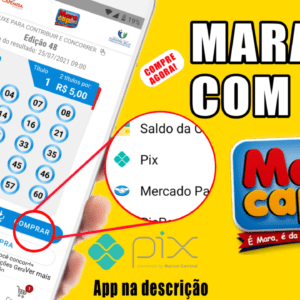 Maracap como comprar com o pix pelo App