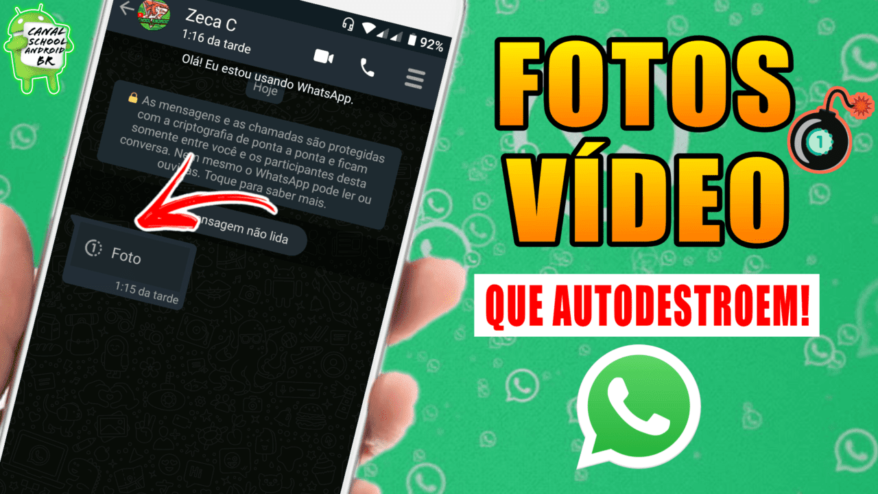 Whatsapp Como Enviar Fotos E V Deos De Visualiza O Nica