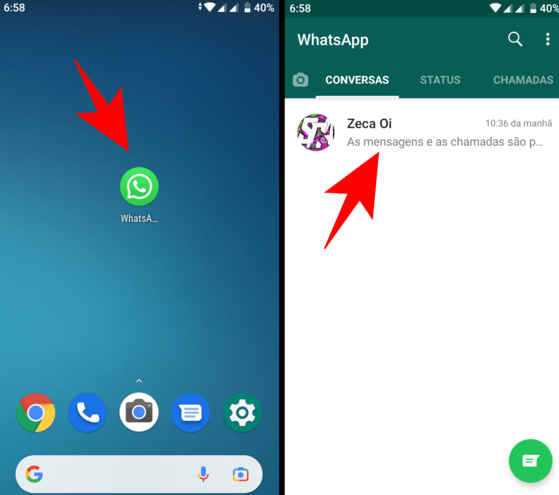 WhatsApp enviar fotos e vídeos de visualização única