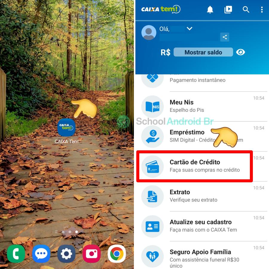 Cartão de crédito Caixa Tem: como solicitar e benefícios - School Android Br Cartão de crédito Caixa Tem pelo aplicativo