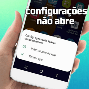 Android: configurações apresenta falhas continuamente resolvido!