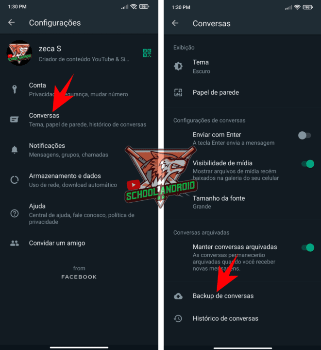 GBWhatsApp como recuperar sua conta sem perder o histórico