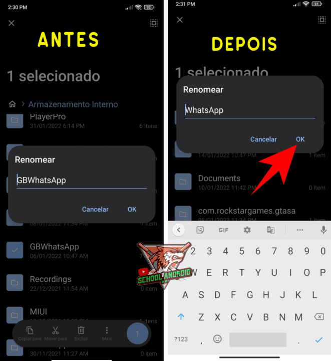 GBWhatsApp como recuperar sua conta sem perder o histórico