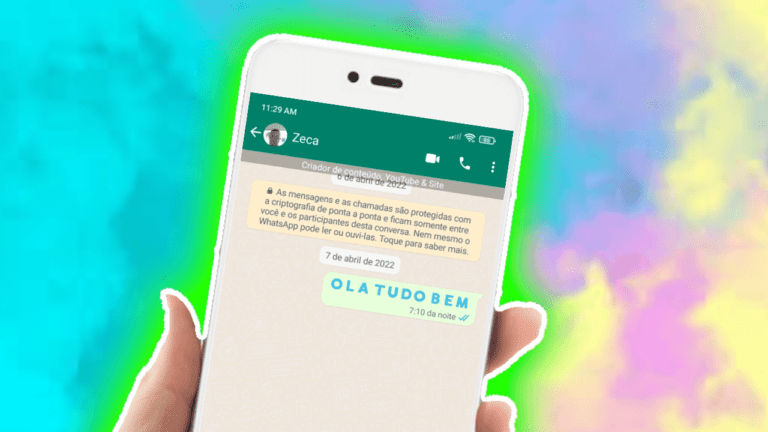 WhatsApp como escrever colorido