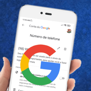 Conta Google como remover numero e adicionar novo