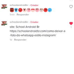 Emojis secretos no TikTok