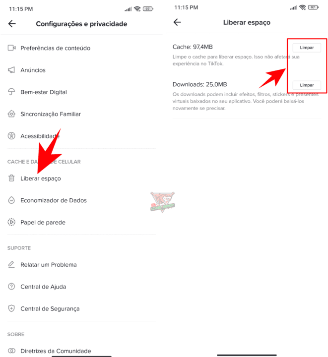 TikTok como liberar espaço no App_ deixe mais leve para usar