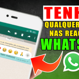 WhatsApp como colocar qualquer emoji nas reações