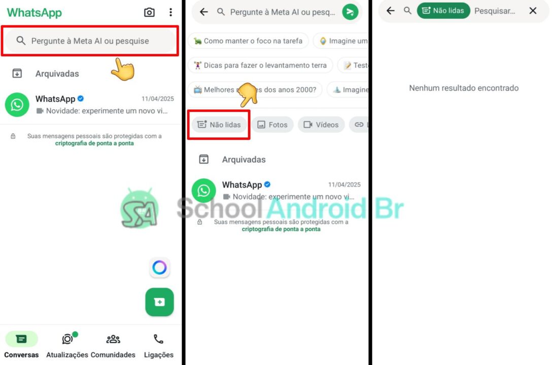Filtro de mensagens não lidas no WhatsApp: Como usar e benefícios - School Android Br WhatsApp filtro de mensagens não lidas