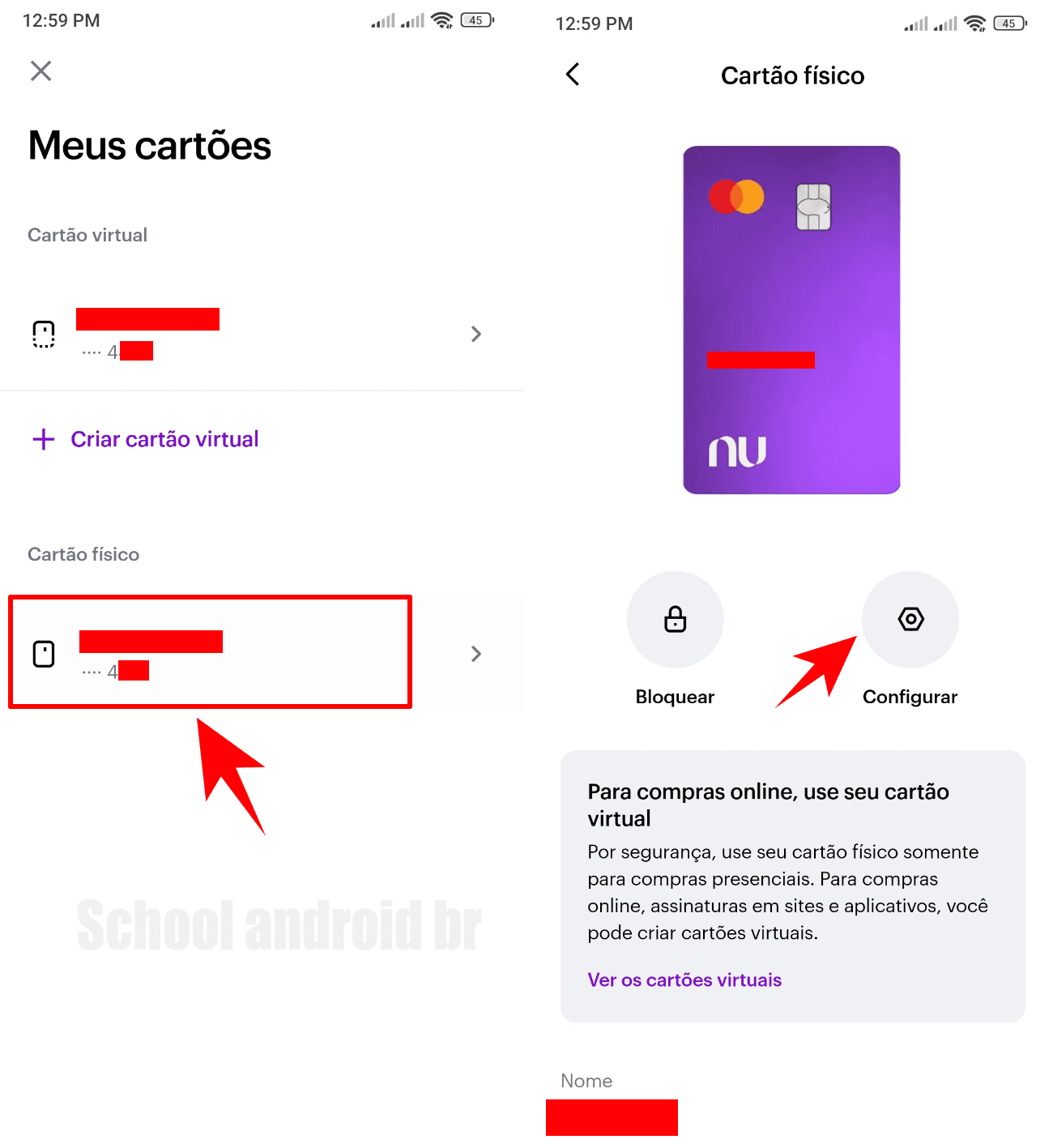 Desativar pagamentos por aproximação no Nubank - School android br