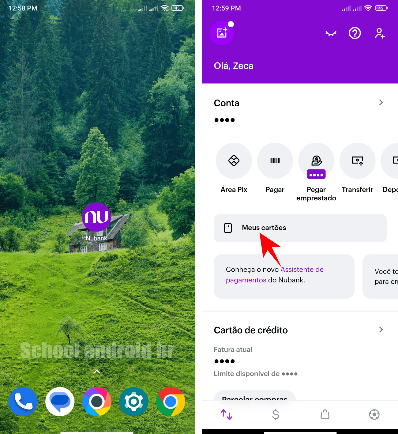 Desativar pagamentos por aproximação no Nubank - School android br