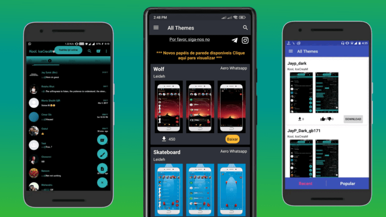 Aplicativo de temas para aplicar em qualquer WhatsApp