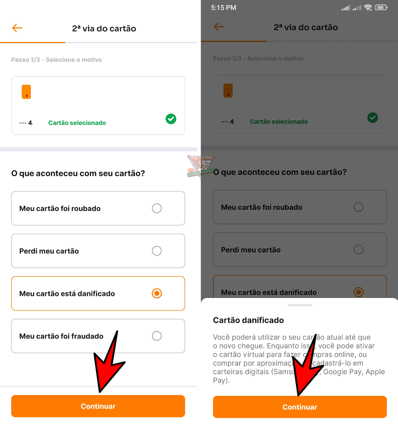 Como solicitar 2° via do cartão inter