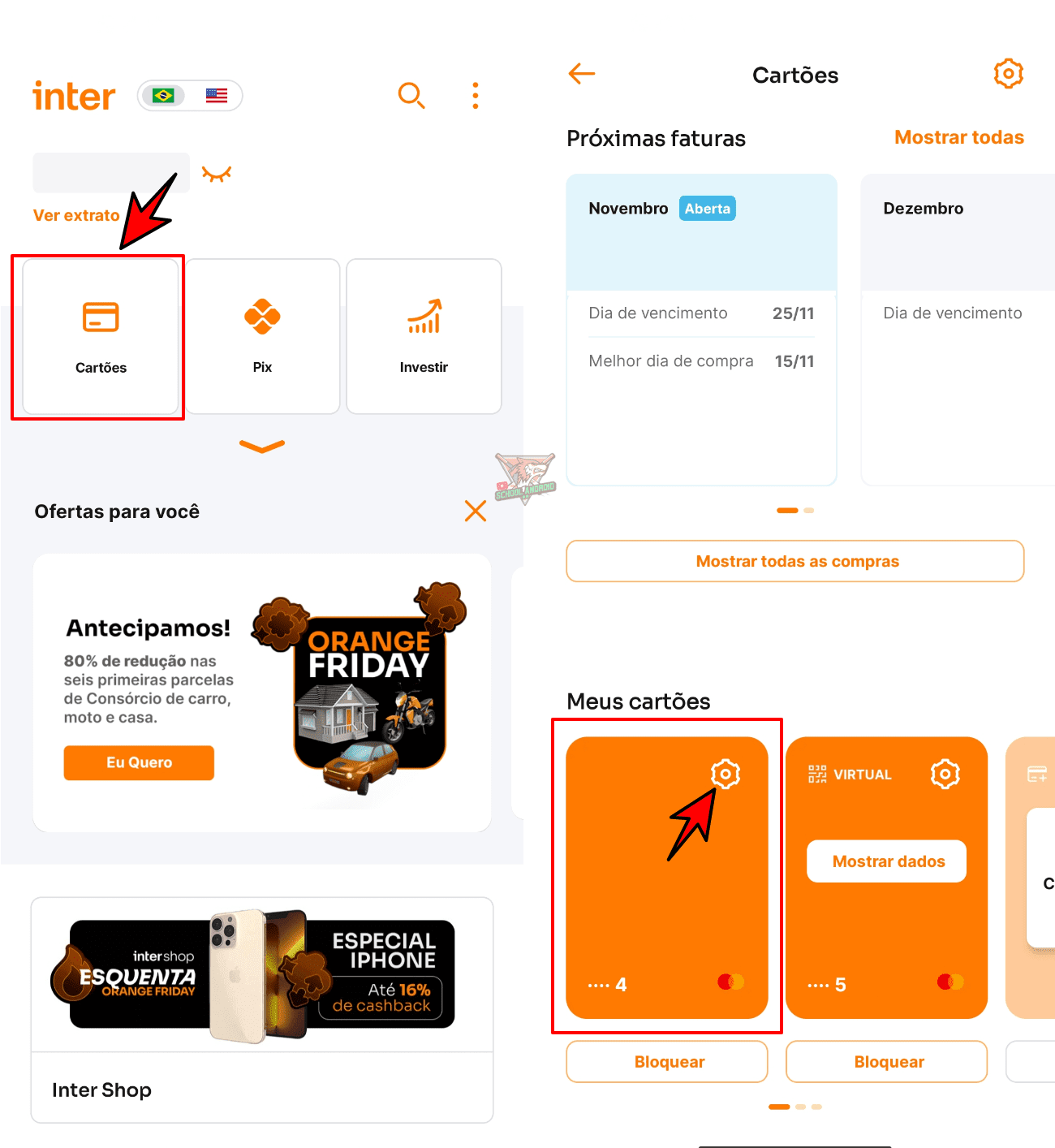 Como solicitar 2° via do cartão inter