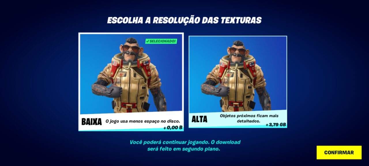 Como baixar Fortnite no celular Android no site oficial