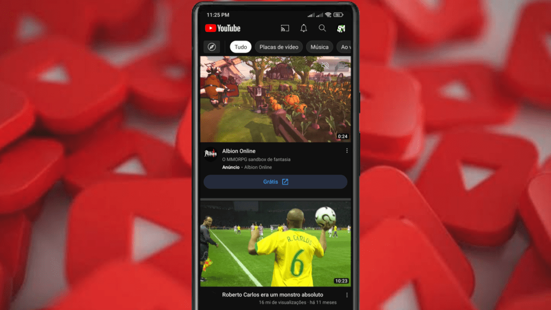 Como ajustar a resolução dos vídeos do YouTube no Android