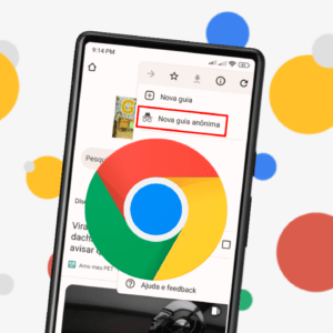 Abas anônimas do Chrome no Android com impressão digital