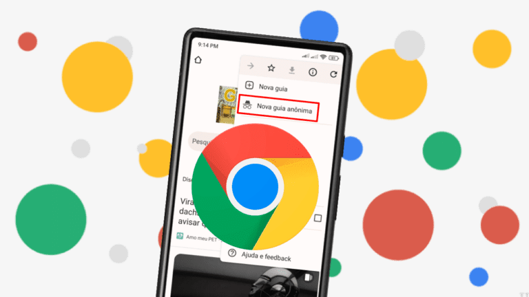 Chrome Guias Anônimas + Impressão Digital = Maior Privacidade no Android