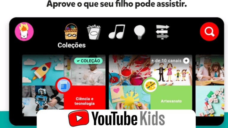 Como usar o YouTube Kids, celular & TV