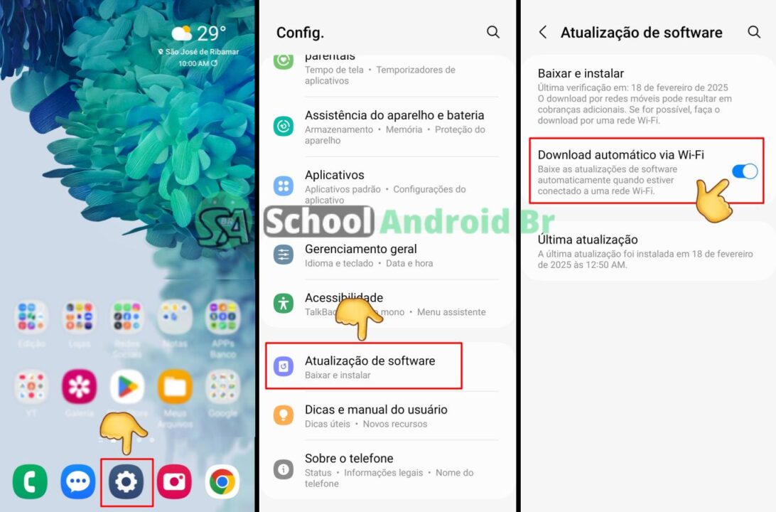 Como proteger seu Android: medidas e dicas de segurança - School Android Br atualizar seu dispositivo Android