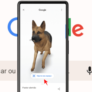 Pesquisar e ver animais em 3D no Google