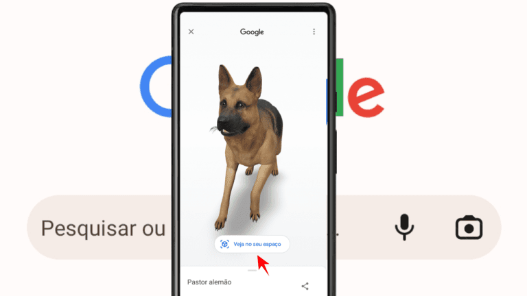 Pesquisar e ver animais em 3D no Google