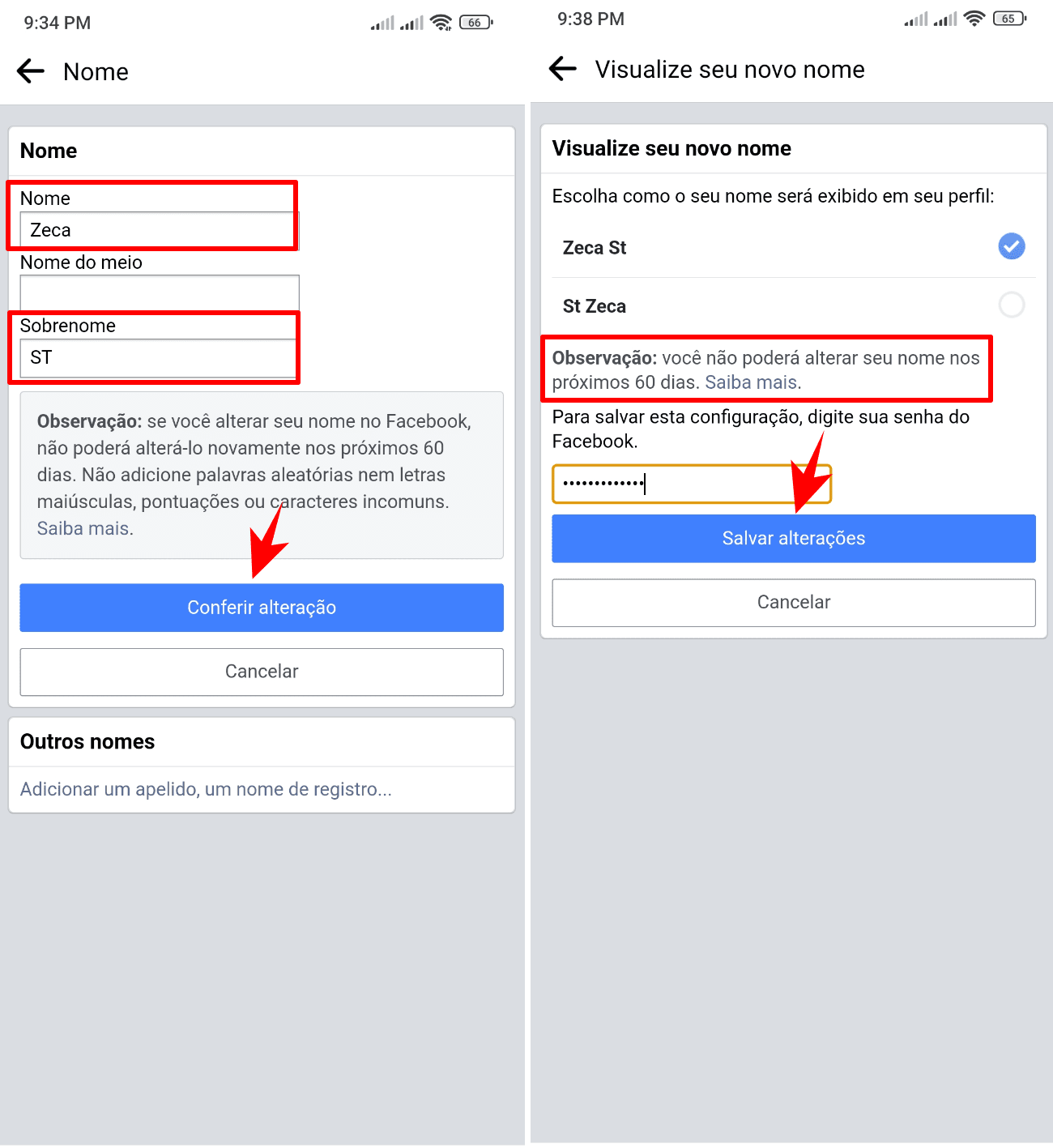 Como mudar nome no Facebook, atualizado