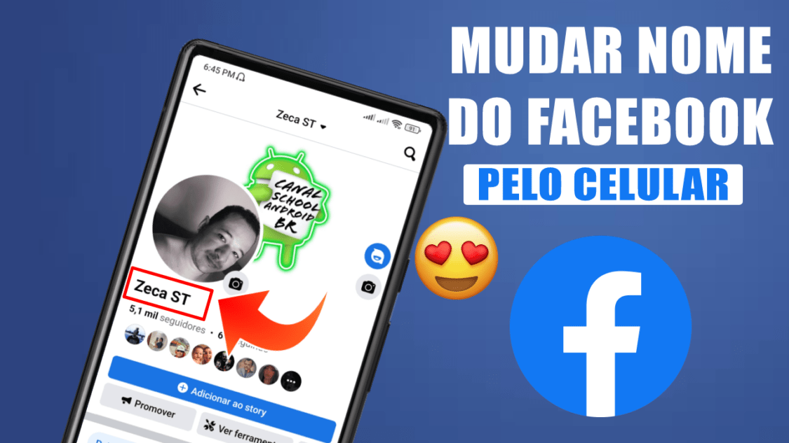 Como mudar nome no Facebook