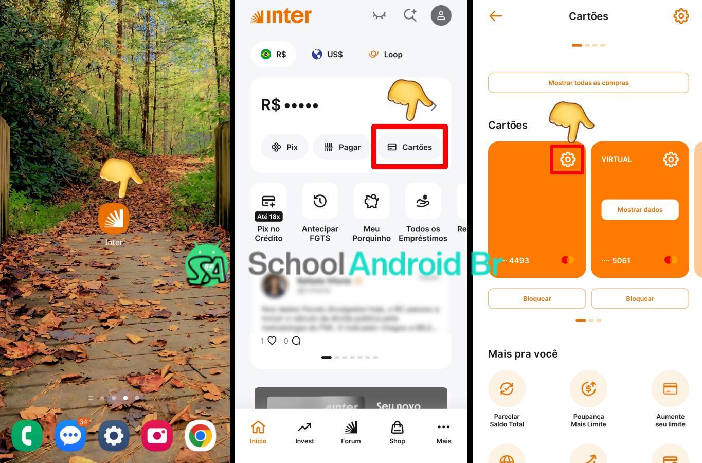 Como mudar a senha do cartão Banco Inter: Guia passo a passo - School Android Br Banco Inter opção cartões