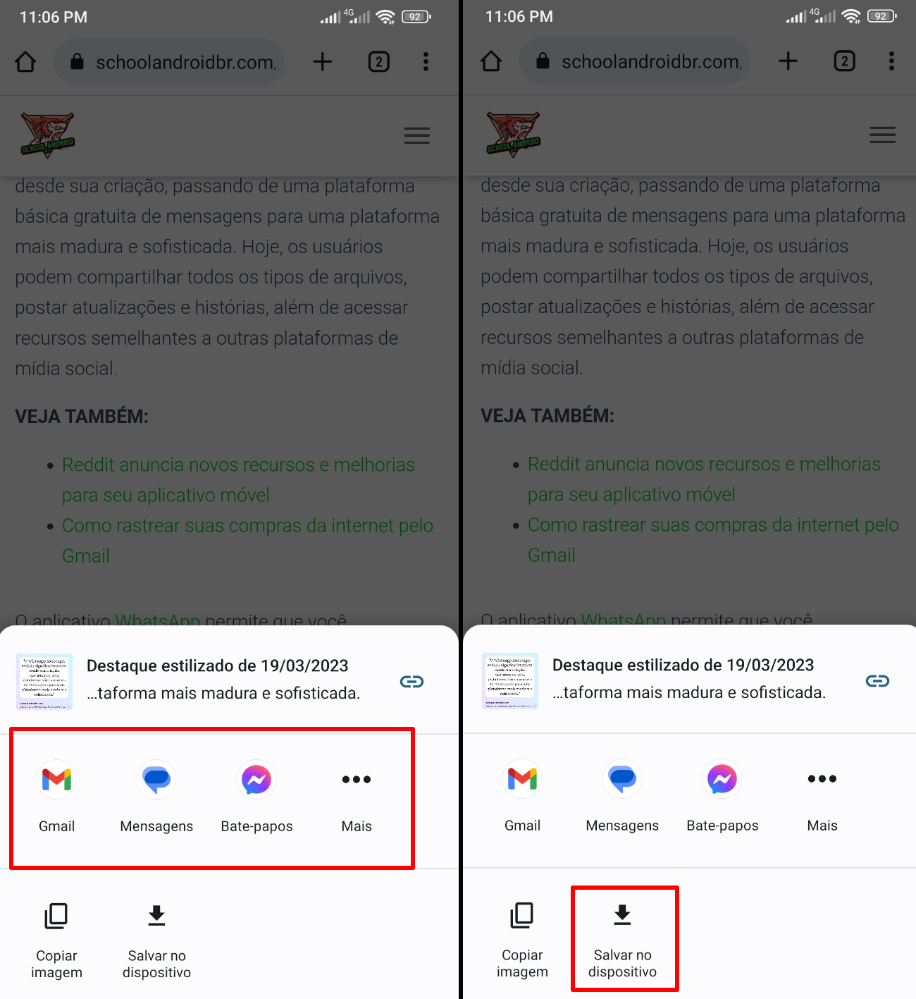 Como criar Card com texto copiado do Google