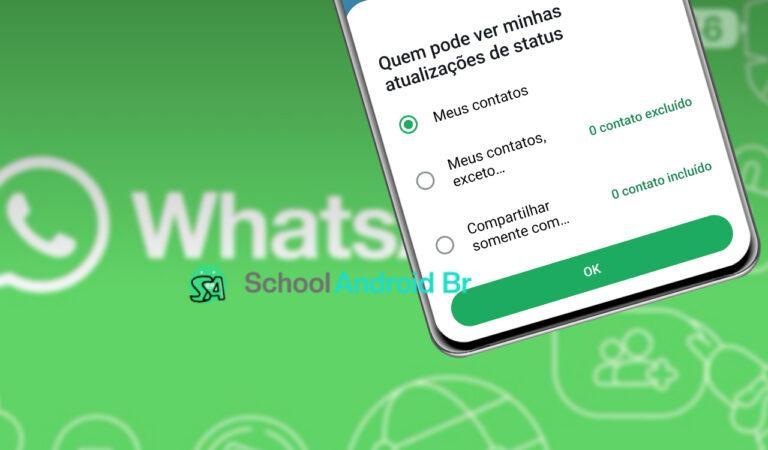 WhatsApp status privacidade