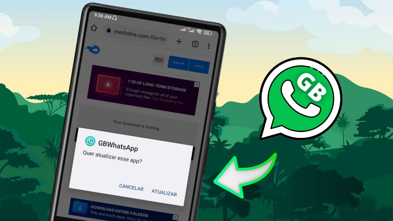 Por que meu WhatsApp GB não quer atualizar?