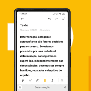 Aprenda como editar texto copiado no Android 13