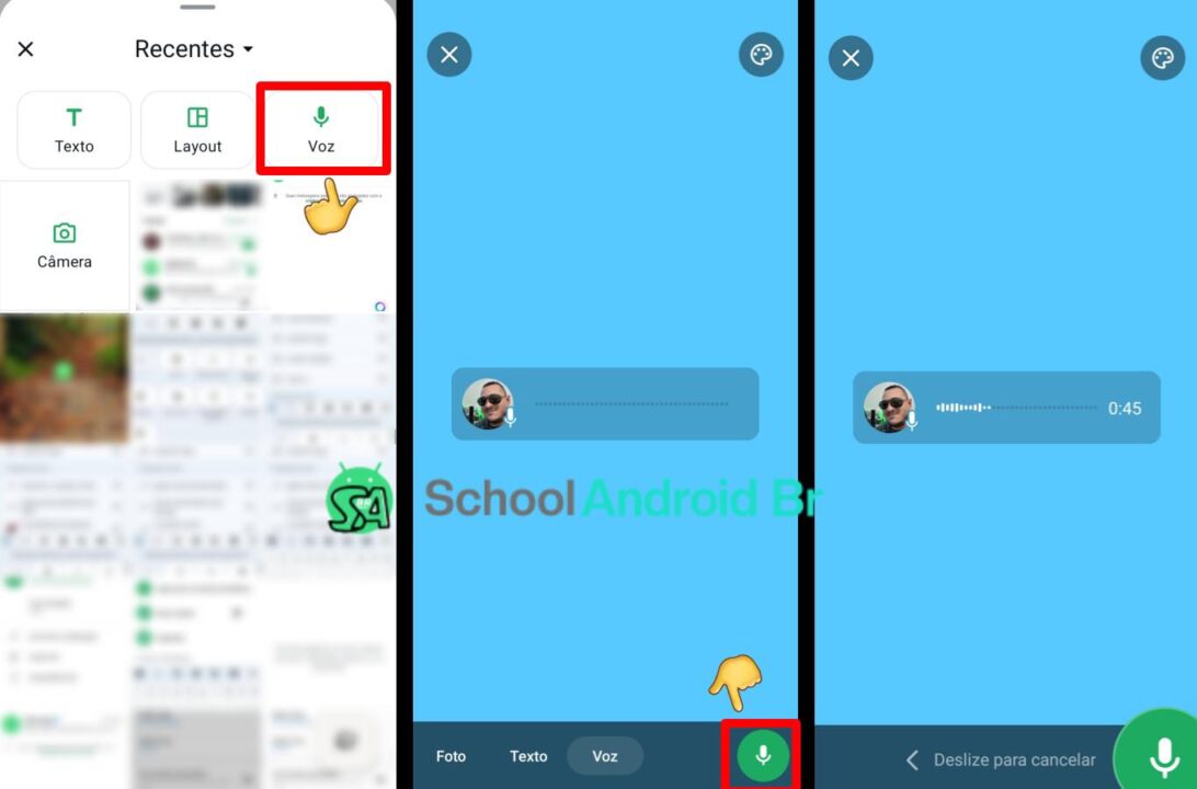 Como enviar áudio no Status do WhatsApp: Guia passo a passo - School Android Br como enviar áudio no status do WhatsApp