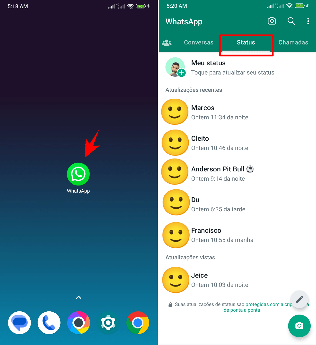 Como enviar Status de áudio no WhatsApp: passo a passo