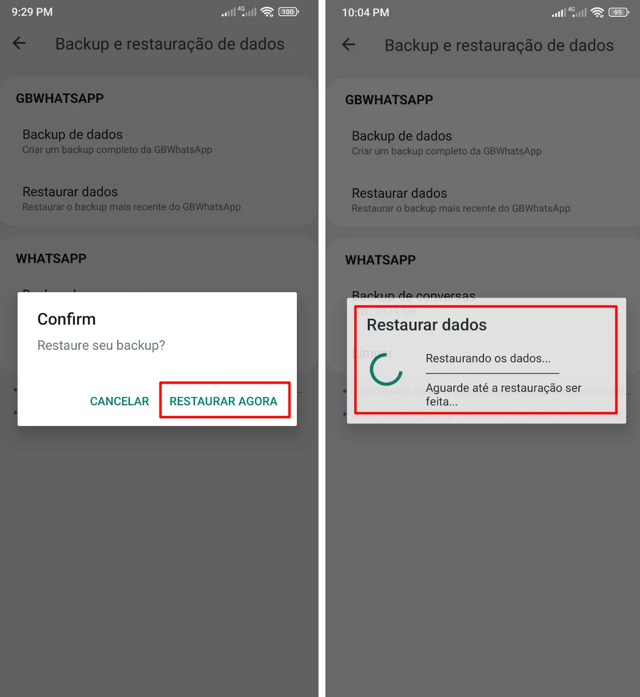 Como fazer backup no WhatsApp GB e restaurar facilmente guia completo