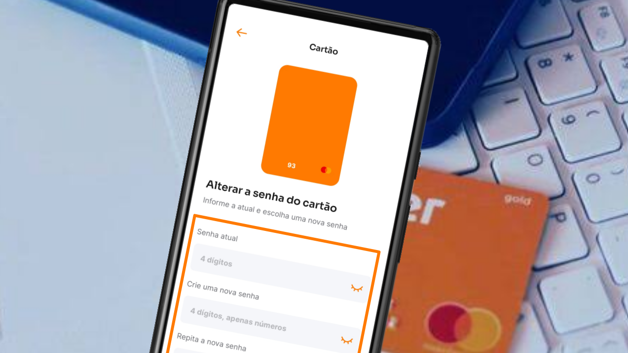 Como mudar a senha do cartão Inter pelo aplicativo
