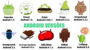 Nomes de todas as versões do Android até agora