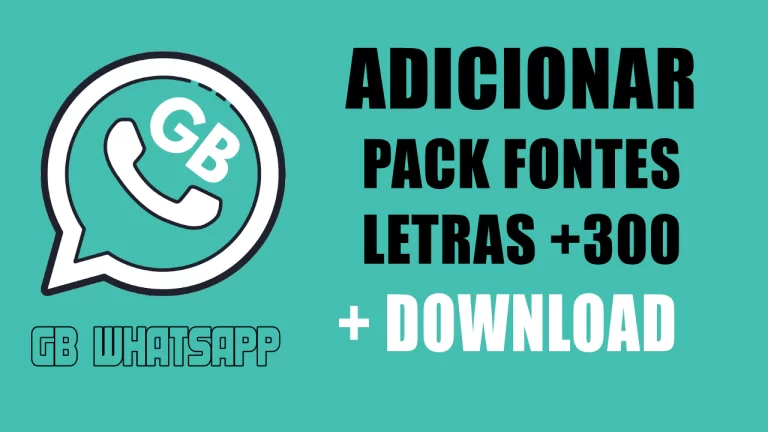 Como adicionar fontes de letra no WhatsApp GB + pack para download