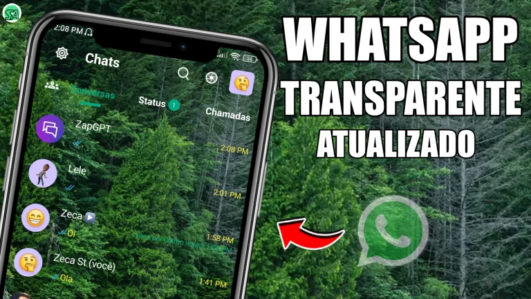 WhatsApp Transparente atualizado última versão link para baixar