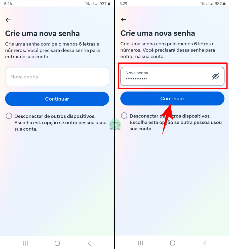 Como mudar a senha do Instagram