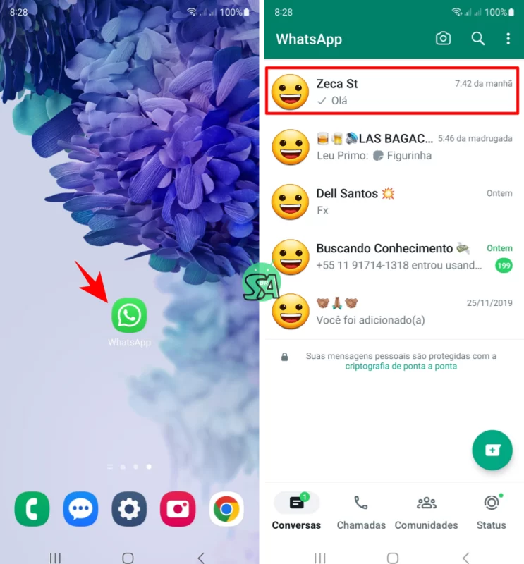 Como ocultar conversas no WhatsApp com biometria