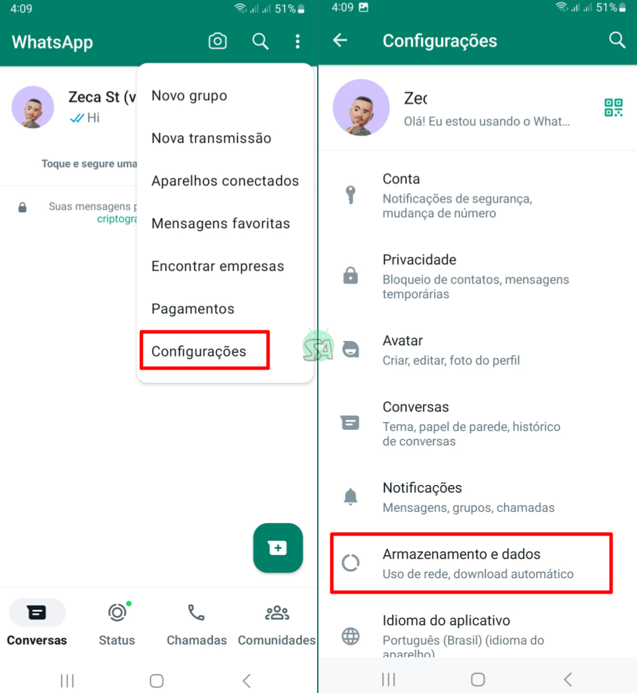 Como apagar arquivos do WhatsApp pelo celular para liberar espaço