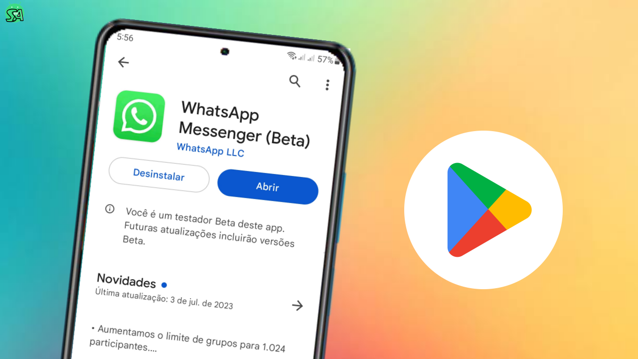 Google lança tonalidade azul para loja Play Store