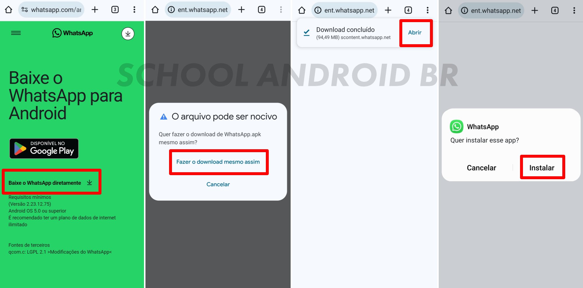 Como baixar e instalar o WhatsApp em Android antigos