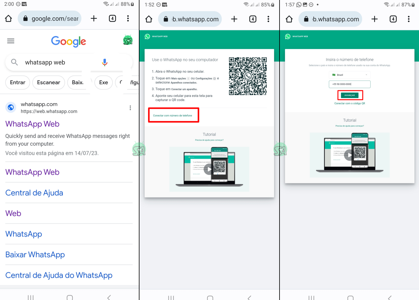 Como usar novo método de login WhatsApp Web.