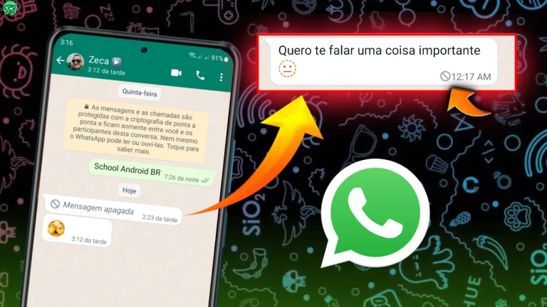 Como ler mensagens excluídas do WhatsApp oficial