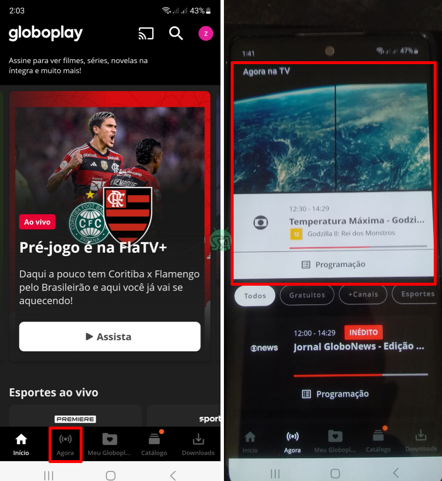 Como assistir a globo no aplicativo globoplay