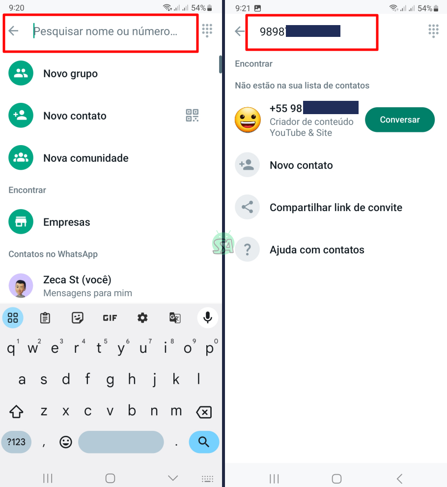 Como enviar mensagens sem adicionar o número de contato no WhatsApp