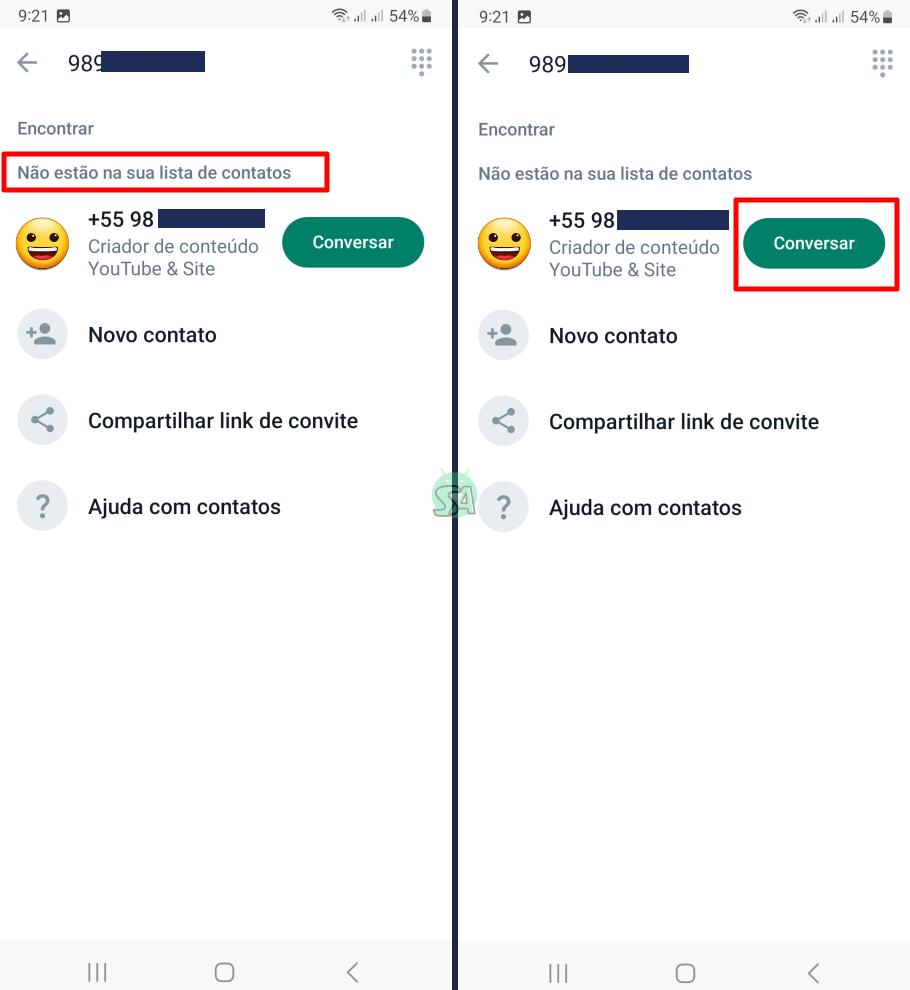 Como enviar mensagens sem adicionar o número de contato no WhatsApp